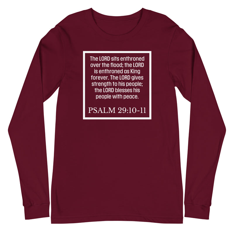 Psalm 29:10-11 Long Sleeve