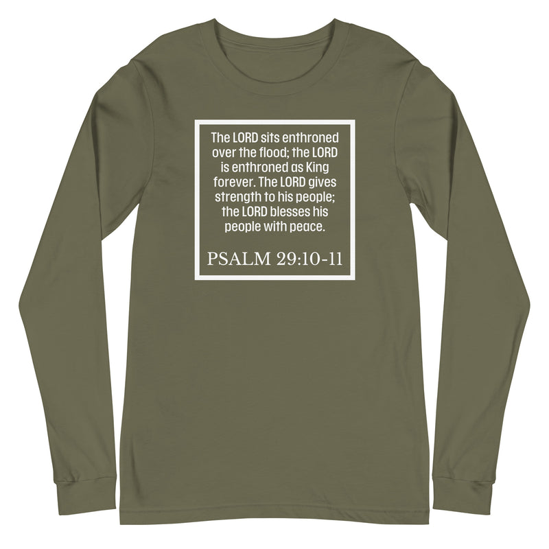 Psalm 29:10-11 Long Sleeve