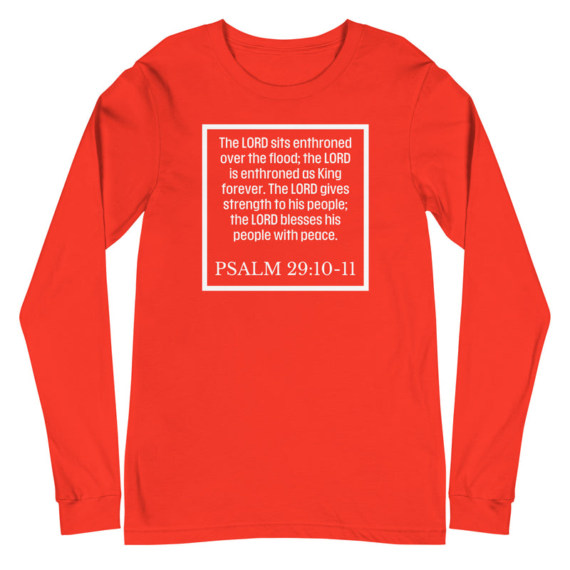 Psalm 29:10-11 Long Sleeve