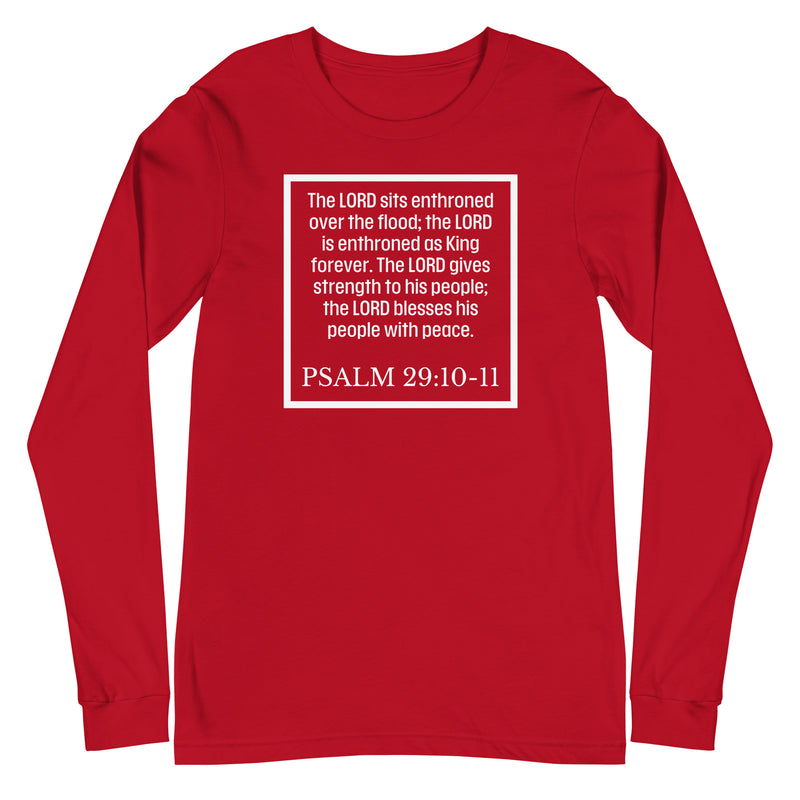 Psalm 29:10-11 Long Sleeve