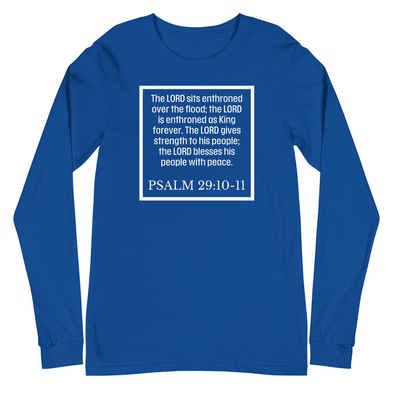 Psalm 29:10-11 Long Sleeve