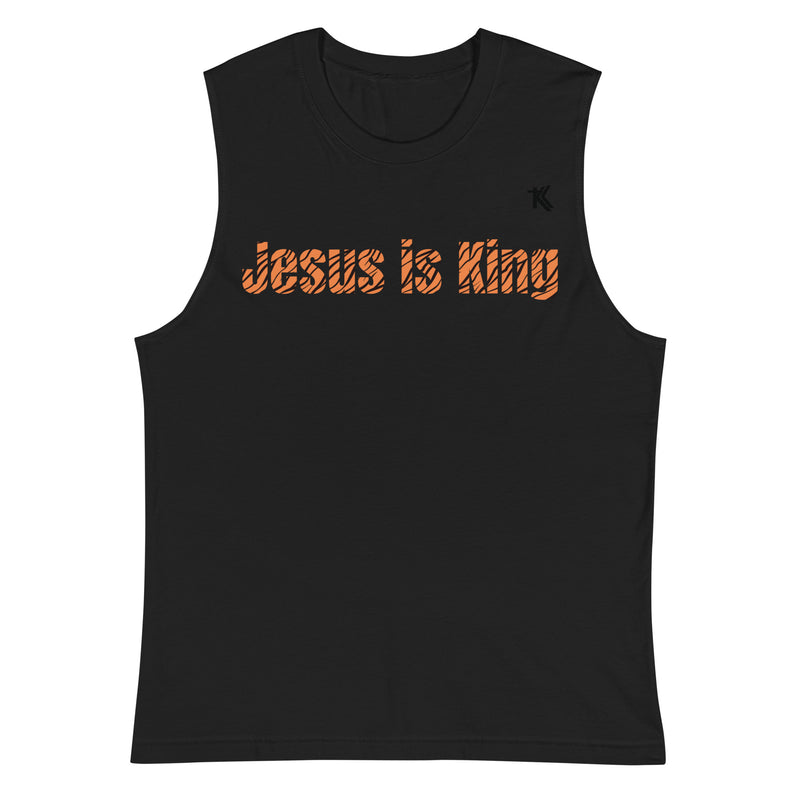 Jesus is King Muscle shirt