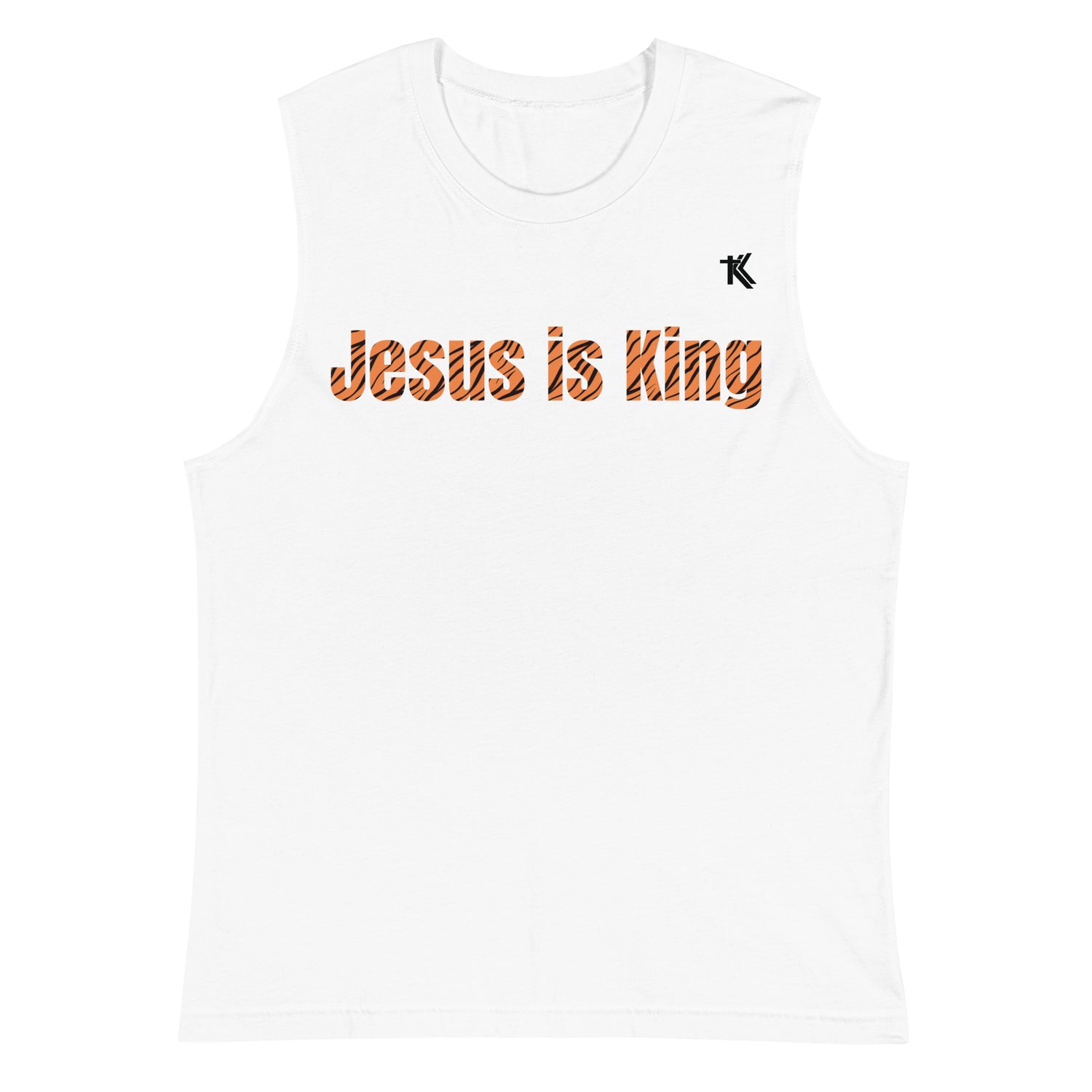 Jesus is King Muscle shirt