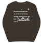 Unisex organic sweatshirt