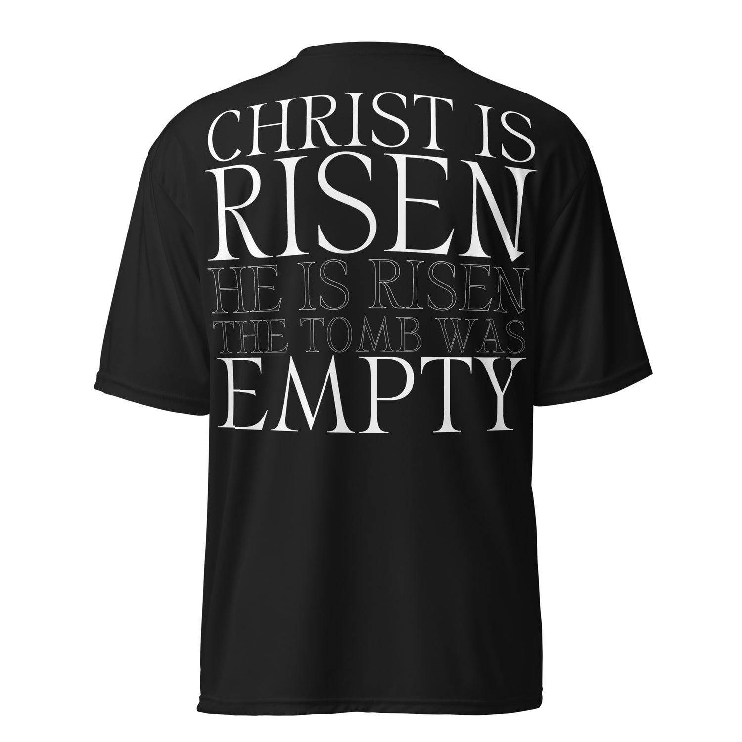 Christ is Risen performance crew neck