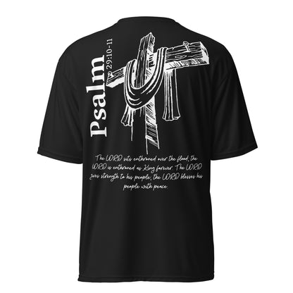 Psalm 29:10-11 performance crew neck