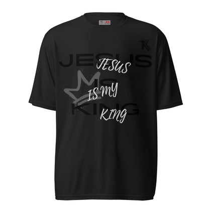 Jesus is King performance crew neck