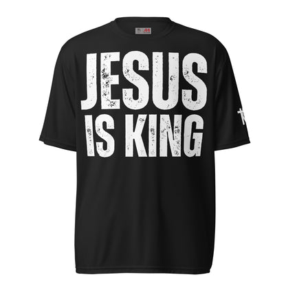 Jesus is King performance crew neck