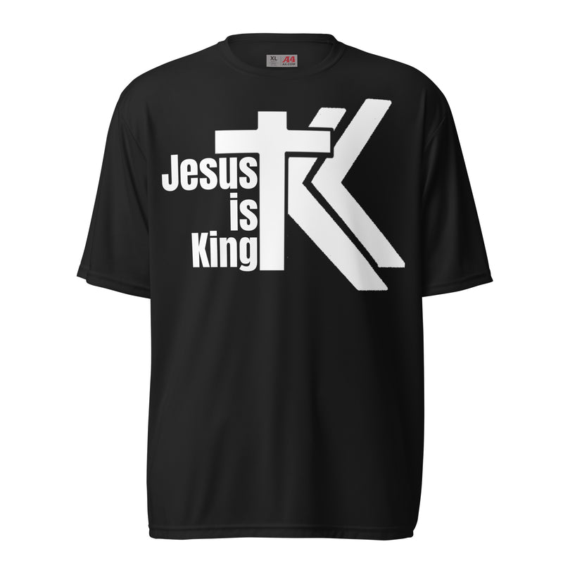 Jesus is King performance crew neck