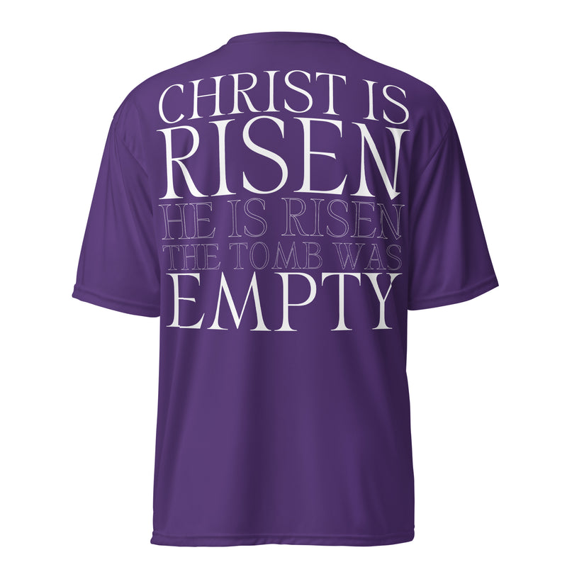 Christ is Risen performance crew neck