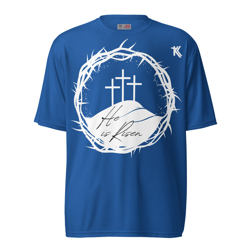 He is Risen performance crew neck