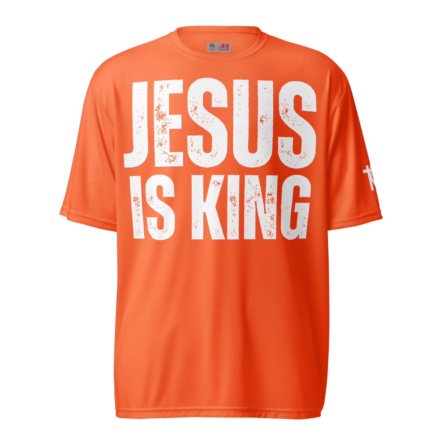 Jesus is King performance crew neck