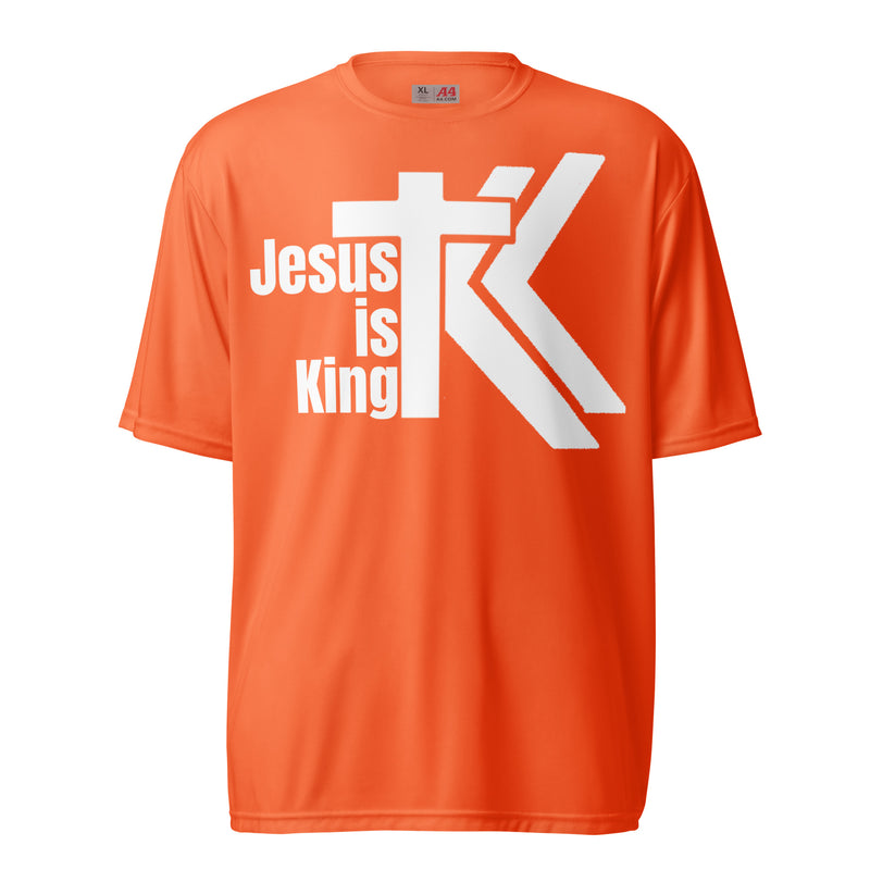 Jesus is King performance crew neck