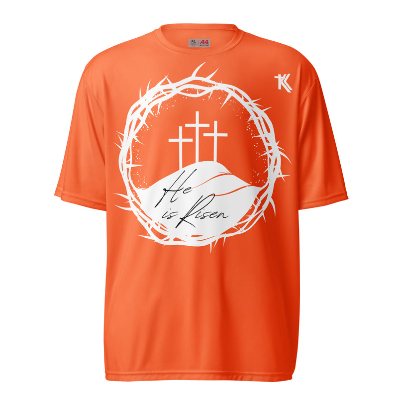 He is Risen performance crew neck