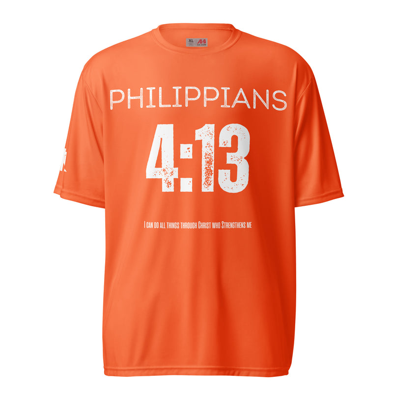 Philippians 4:13 performance crew neck