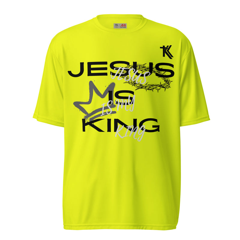 Jesus is King performance crew neck