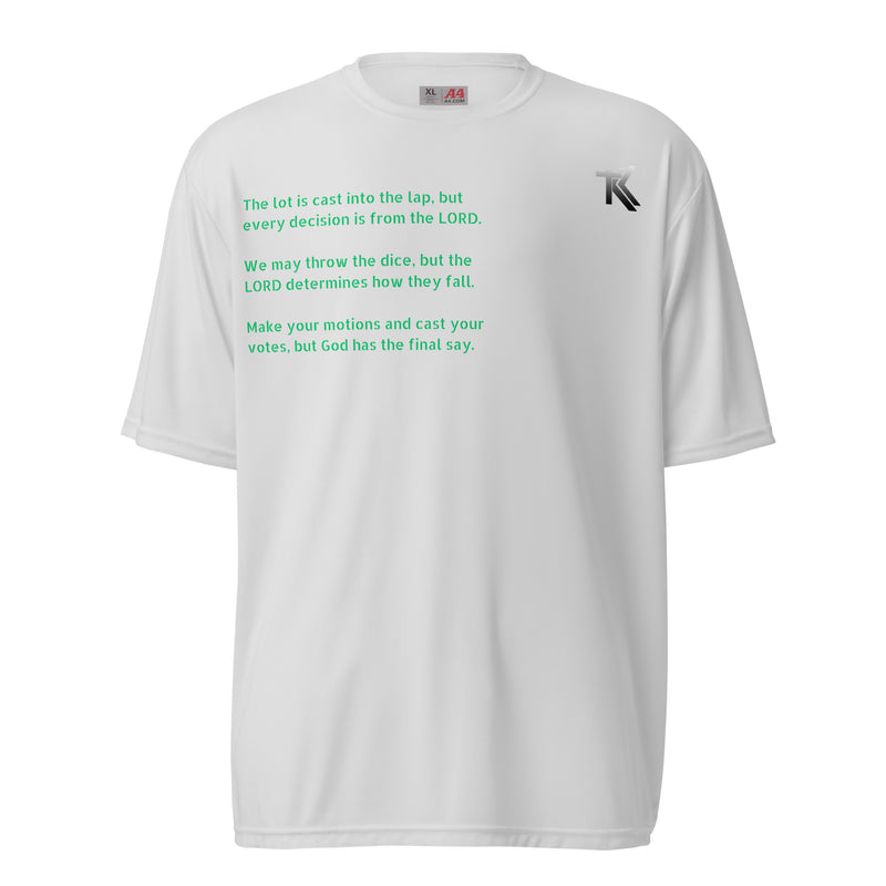 Unisex performance crew neck t-shirt