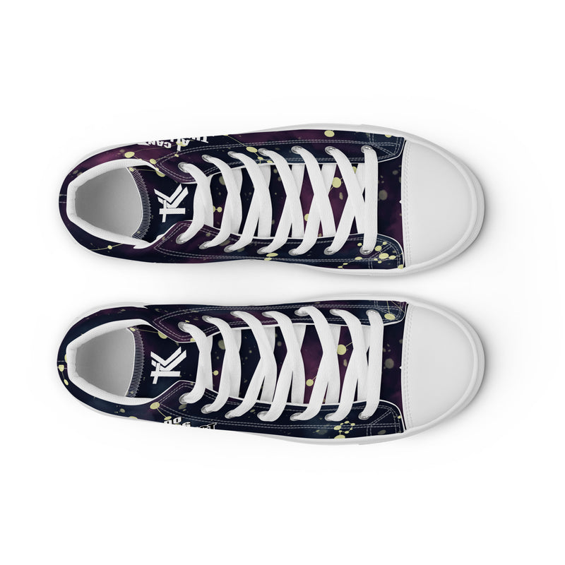 Women’s high top canvas shoes