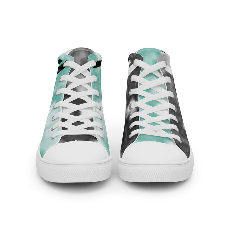 Women’s high top canvas shoes