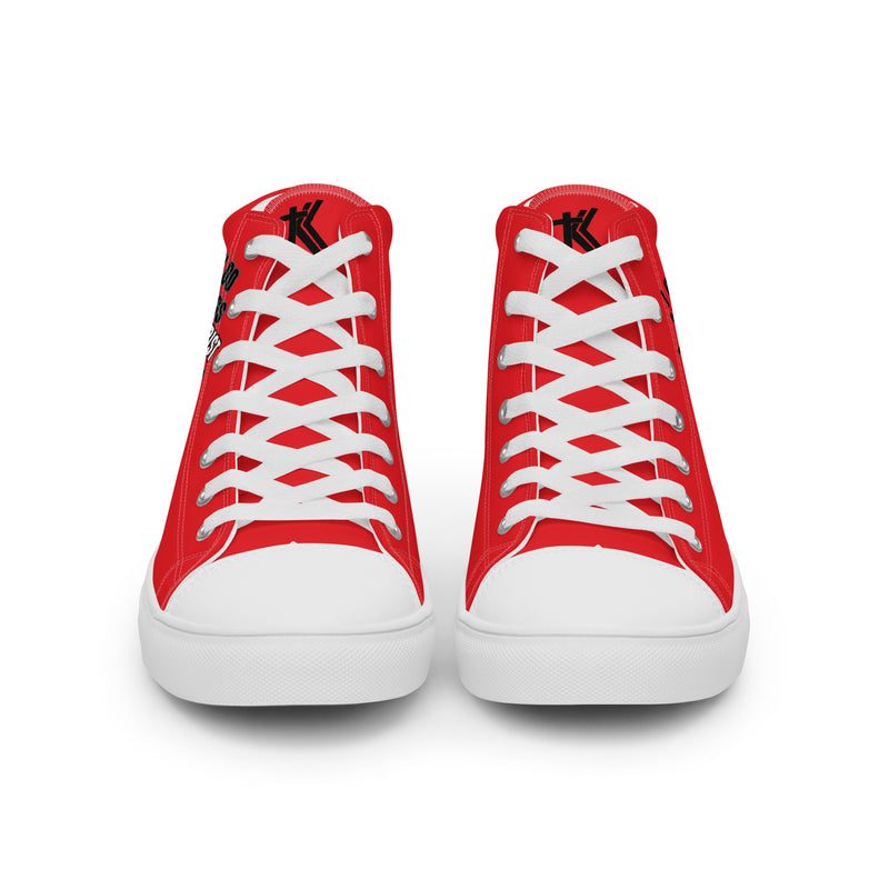 Women’s high top canvas shoes