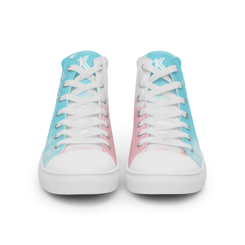 Women’s high top canvas shoes