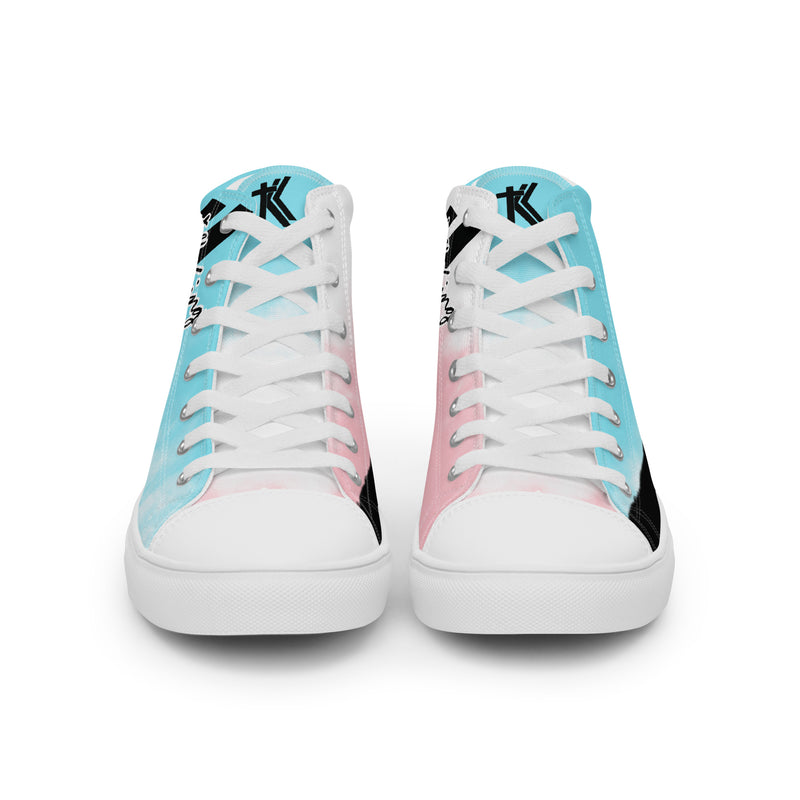 Women’s high top canvas shoes