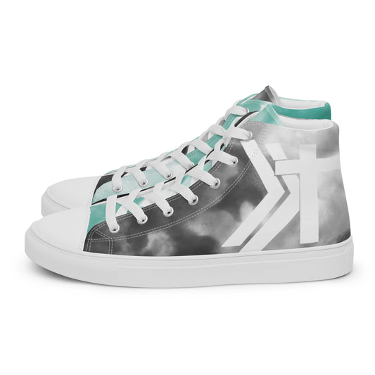 Women’s high top canvas shoes