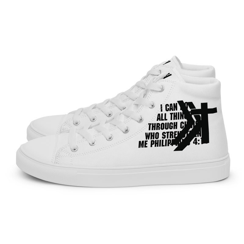 Women’s high top canvas shoes