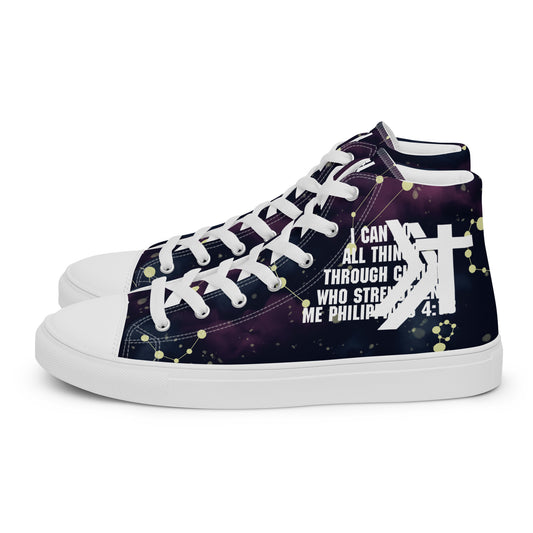 Women’s high top canvas shoes