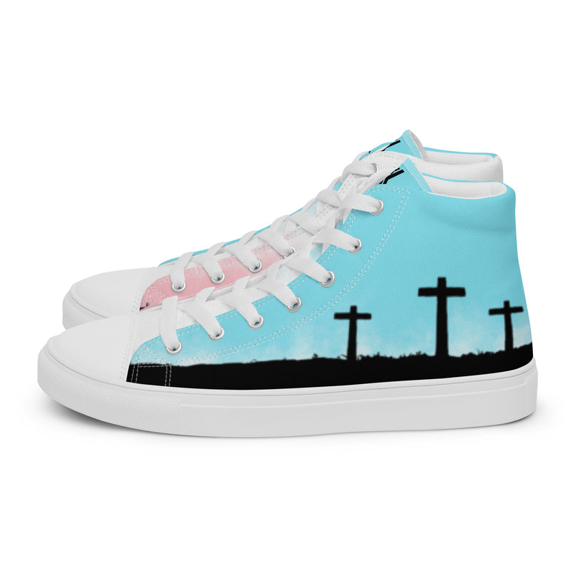 Women’s high top canvas shoes