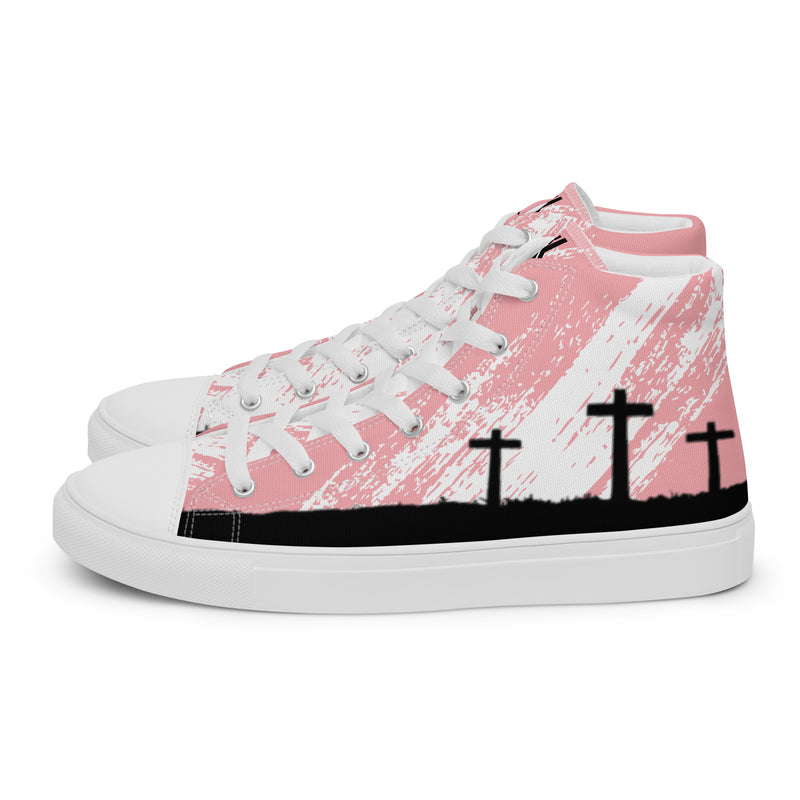 Women’s high top canvas shoes