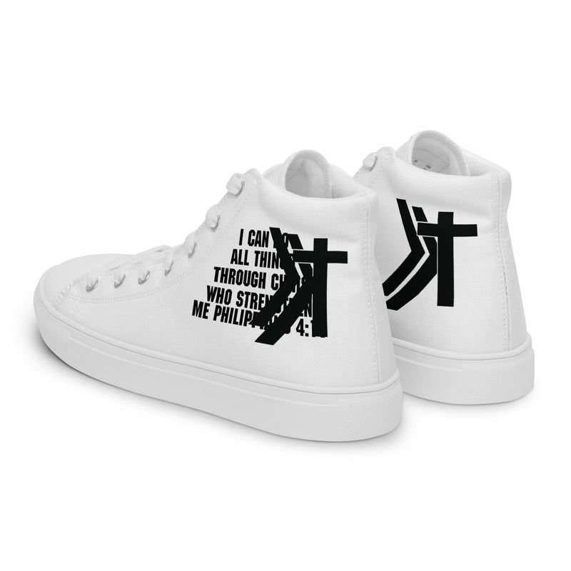 Women’s high top canvas shoes