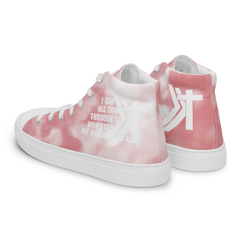 Women’s high top canvas shoes