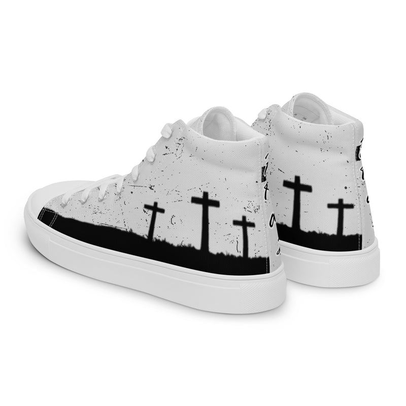 Women’s high top canvas shoes