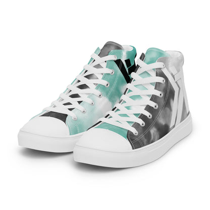 Women’s high top canvas shoes