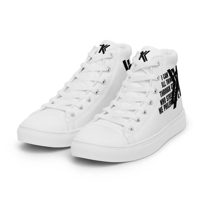 Women’s high top canvas shoes