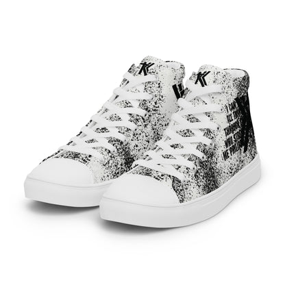 Women’s high top canvas shoes