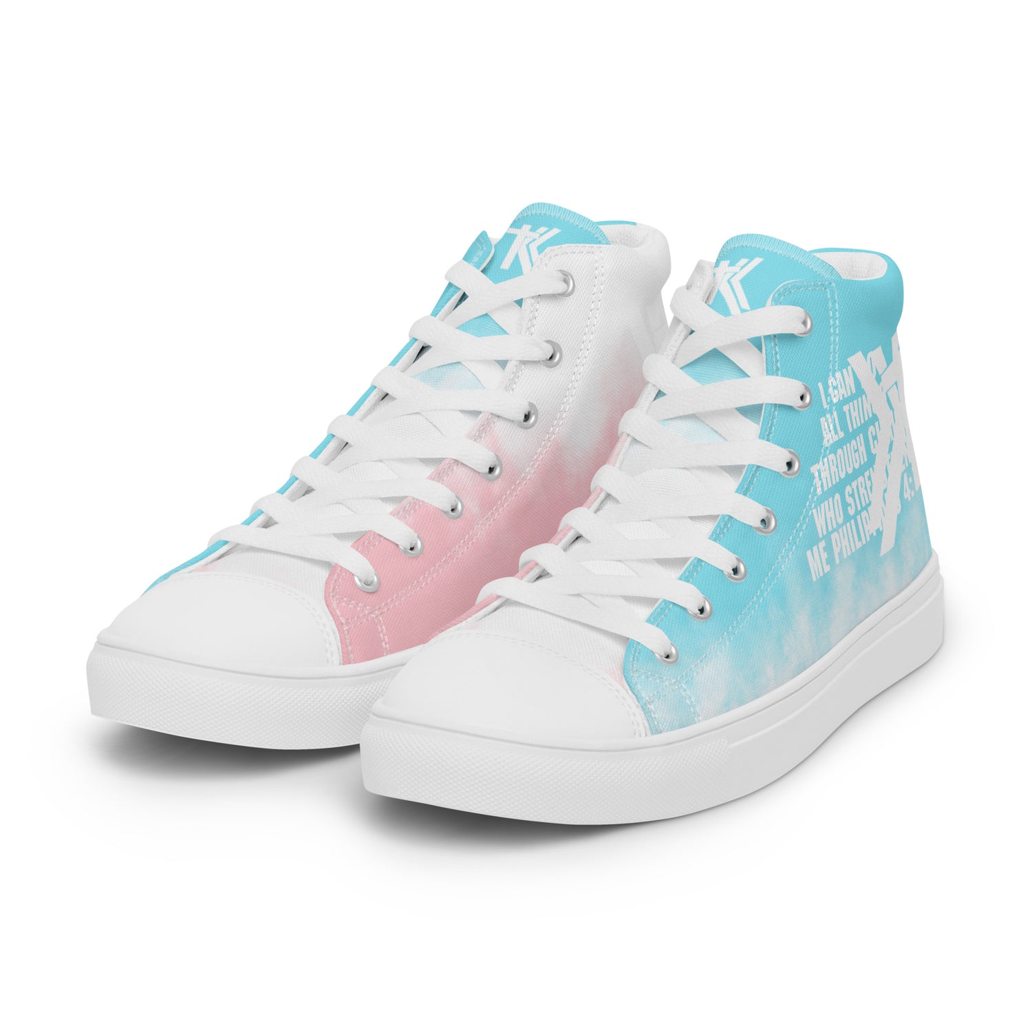 Women’s high top canvas shoes