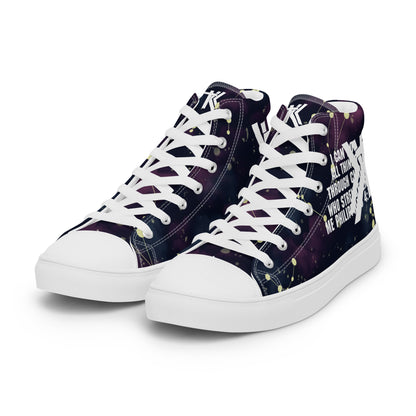 Women’s high top canvas shoes