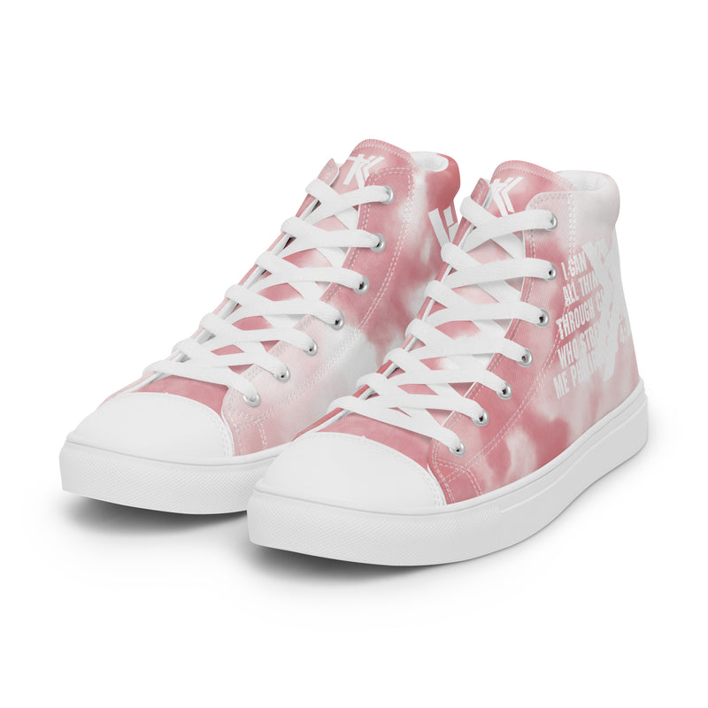 Women’s high top canvas shoes