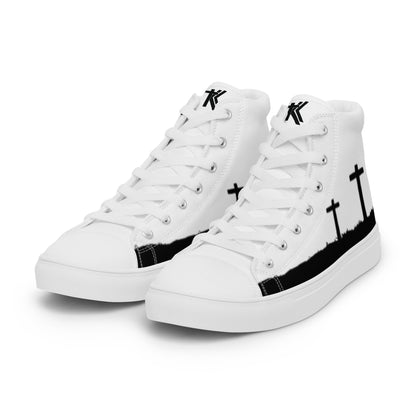 Women’s high top canvas shoes