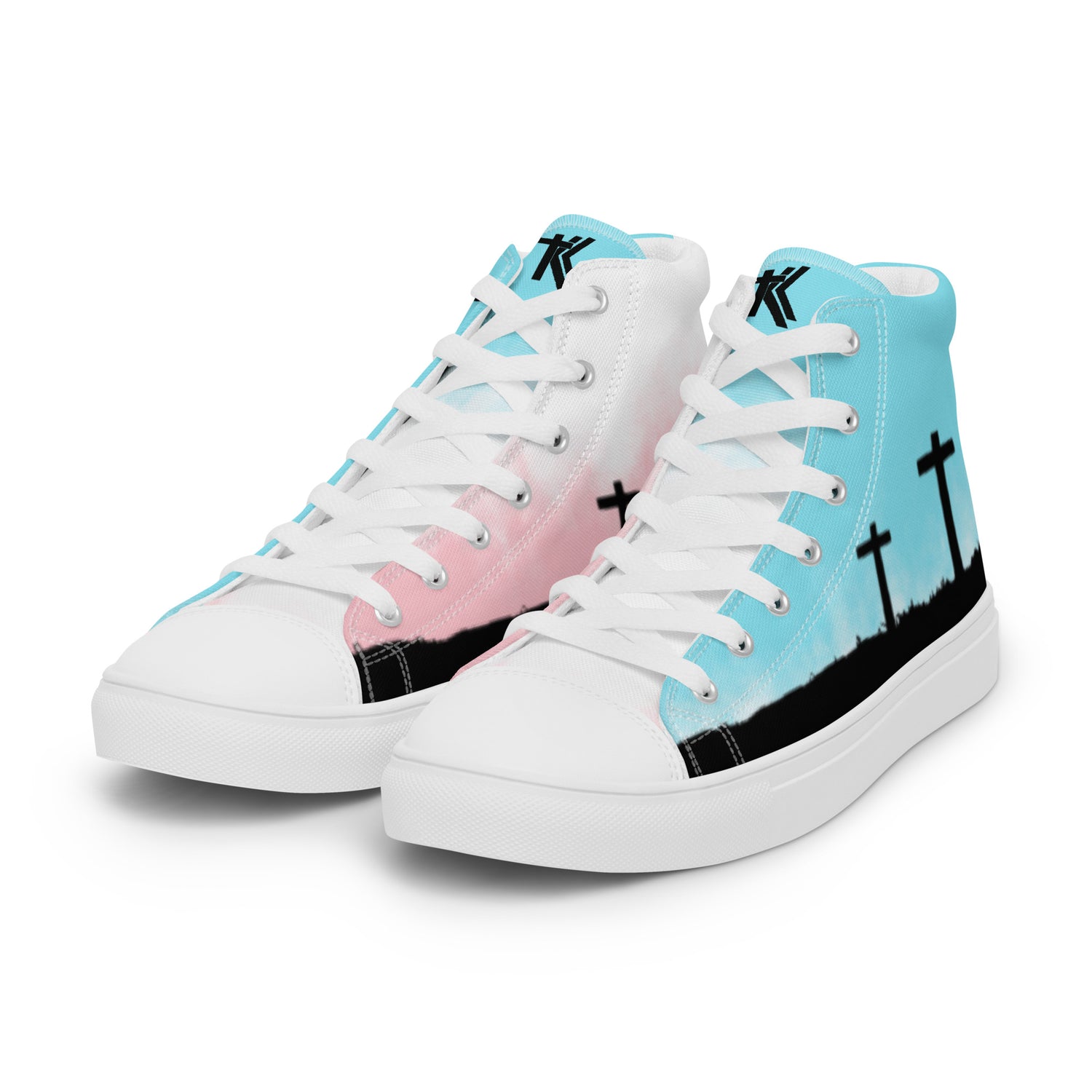 Women’s high top canvas shoes