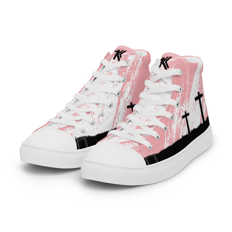 Women’s high top canvas shoes