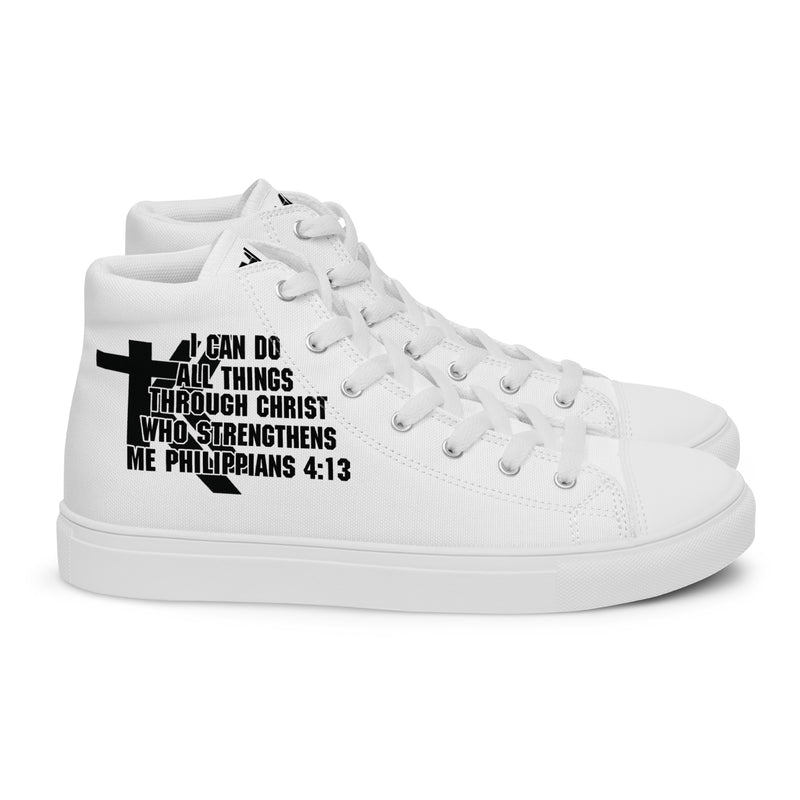 Women’s high top canvas shoes