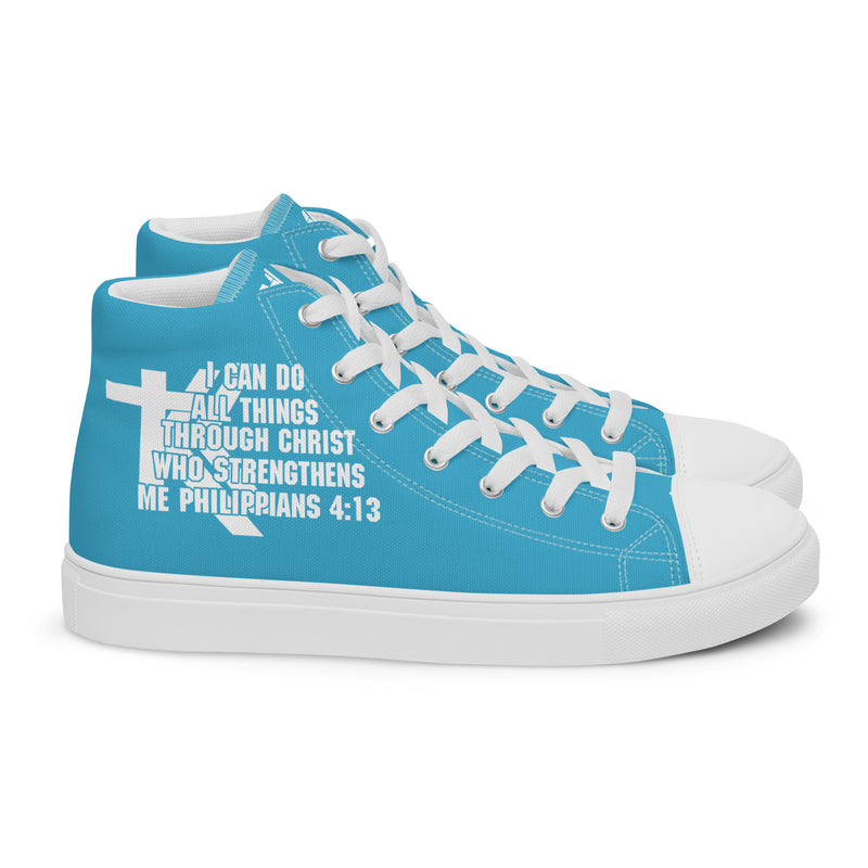 Women’s high top canvas shoes