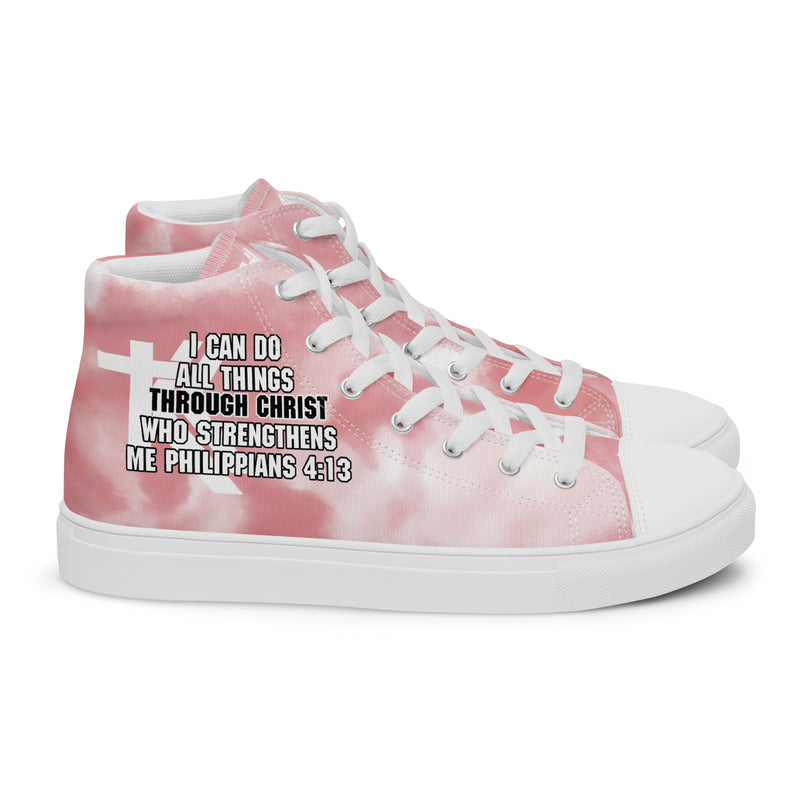 Women’s high top canvas shoes