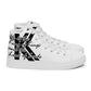 Women’s high top canvas shoes