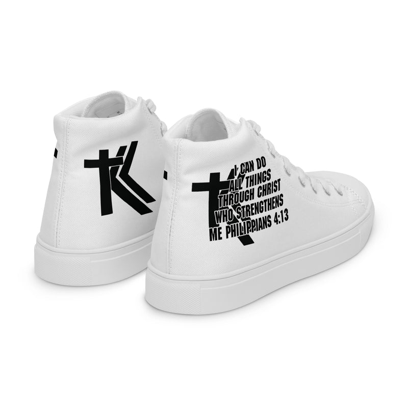 Women’s high top canvas shoes