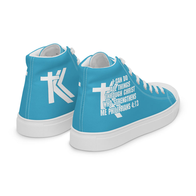 Women’s high top canvas shoes