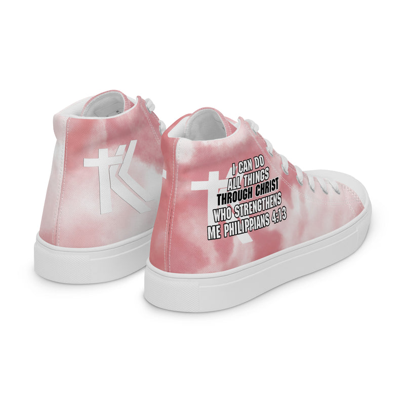 Women’s high top canvas shoes